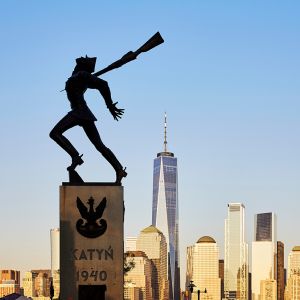jersey city, spomenik katyn